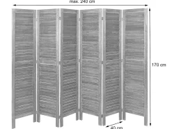 MCW Biombo-Pantalla -G30, antracita Gris antracita