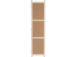 MCW Biombo-Pantalla -G52, marrón, 3 paneles 166x121cm Marru00f3n