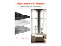 Papel Pintado-Papel Pintado Adhesivo de Pared SucceBuy, 40 cm x 10 m, Rollo Papel Pintado Autoadhesivo Vinilo, Motivo Textura Agrietada Negra, para Revestimiento de Pared Negro