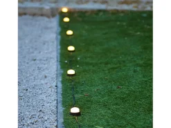 Lumisky Paquete de 10 mini focos solares 12M SOLIRAY Negro Clearance