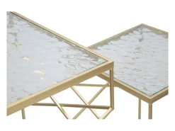 Par de soportes para teléfono de vidrio (50 x 50 x 100 cm - 40 x 40 x 80 cm) Dorado Online