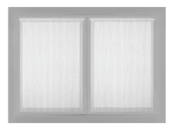 Soleil d'ocre Ropa De Casa-Par de Visillo para ventana 60x90 cm MAELIS Blanco