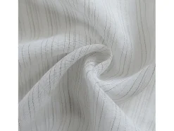 Soleil d'ocre Ropa De Casa-Par de visillos BELLA plata 60x160 cm, por Blanco