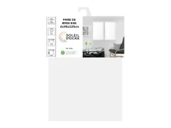 Soleil d'ocre Par de visillos para ventana 90x120 cm DOLLY , por Blanco New