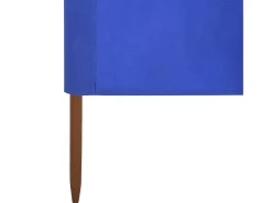 Best Paravientos de playa de 9 paneles tela celeste 1200x80 cm ES849755 Azul