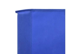 Best Paravientos de playa de 9 paneles tela celeste 1200x80 cm ES849755 Azul