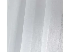 Discount Douceur d'intérieur Pareo de cortinas efecto lino Blanco