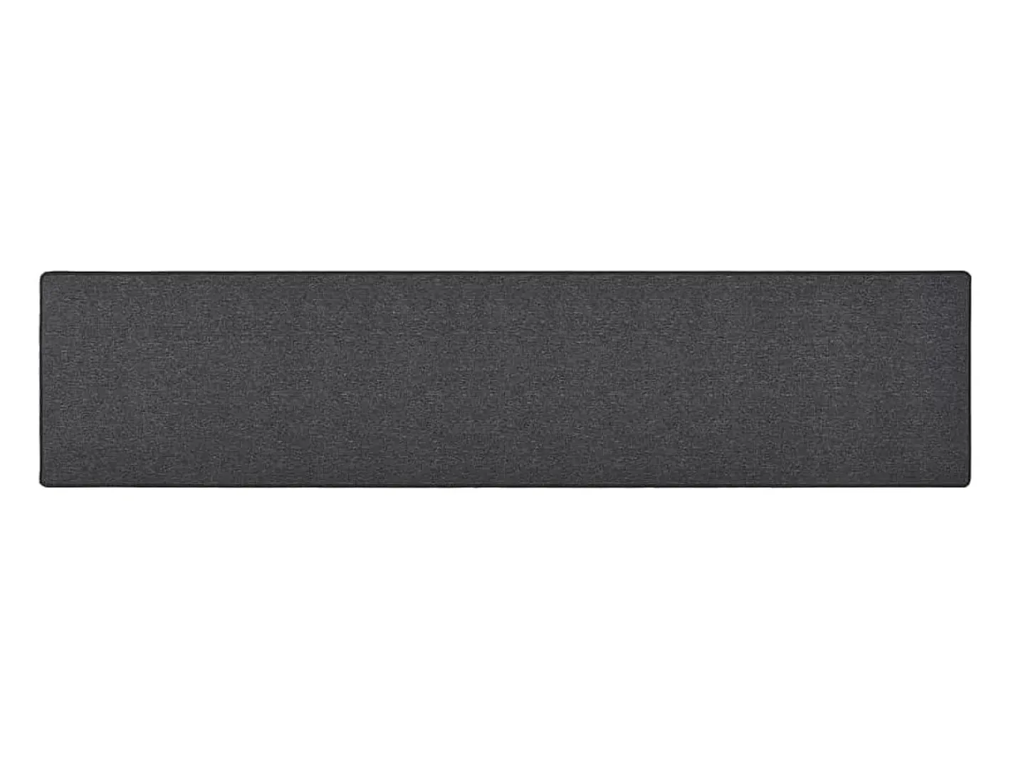New Garden Furniture Pelle Alfombra de pasillo 80x400 cm Gris antracita