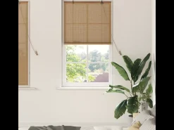 Persianas y opacas marrón claro 90 x 160 cm Bambú Marru00f3n Best
