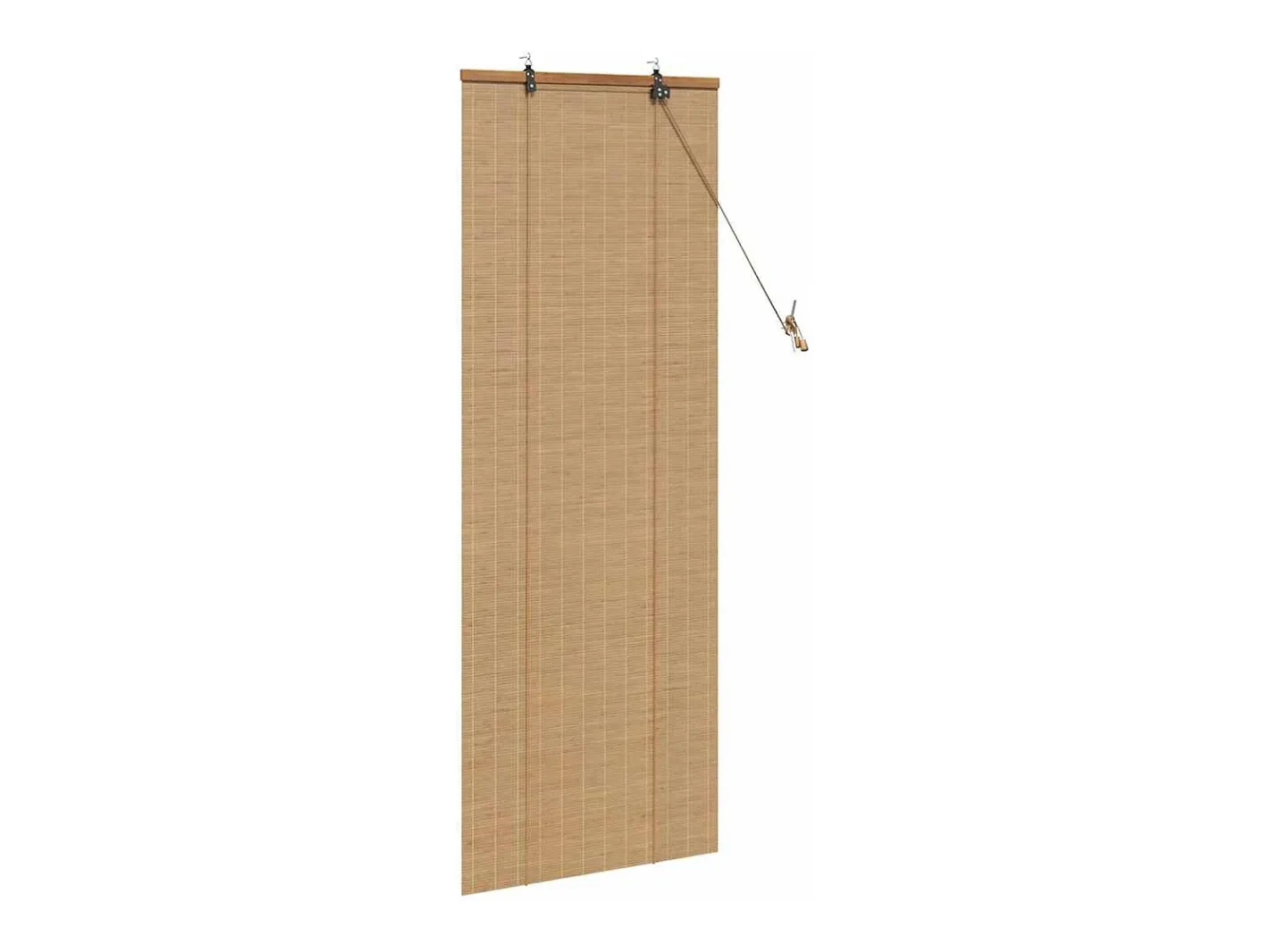 Ropa De Casa-Persianas y opacas marrón claro 60 x 160 cm Bambú Marru00f3n