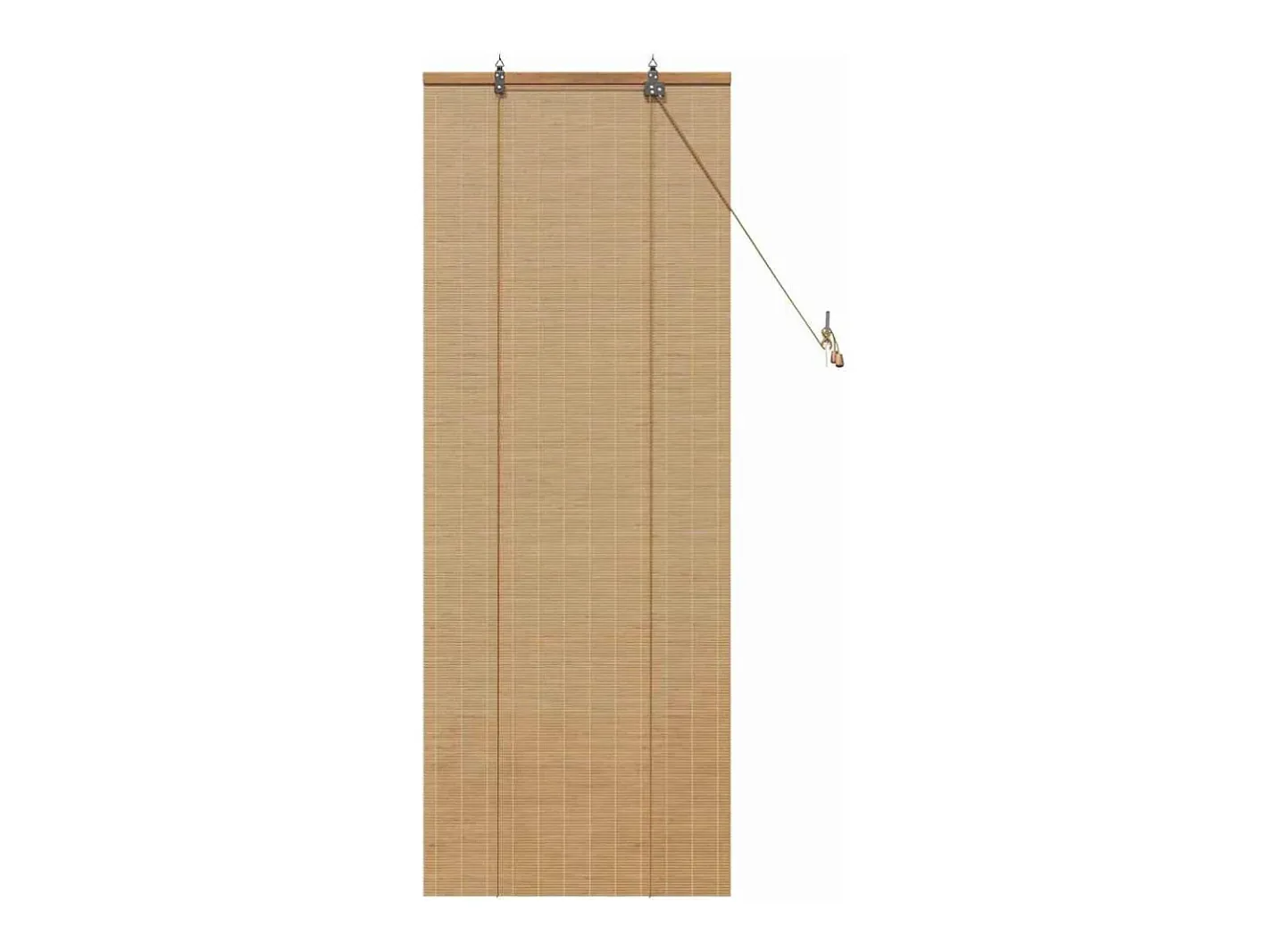 Ropa De Casa-Persianas y opacas marrón claro 60 x 160 cm Bambú Marru00f3n