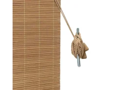 Ropa De Casa-Persianas y opacas marrón claro 60 x 160 cm Bambú Marru00f3n