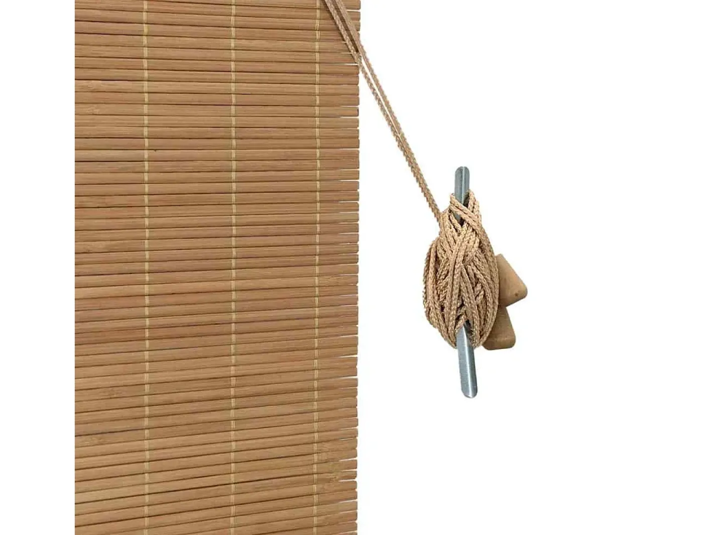 Ropa De Casa-Persianas y opacas marrón claro 60 x 160 cm Bambú Marru00f3n