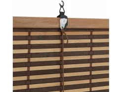 Clearance Persianas y opacas marrones 100 x 160 cm Bambú Marru00f3n