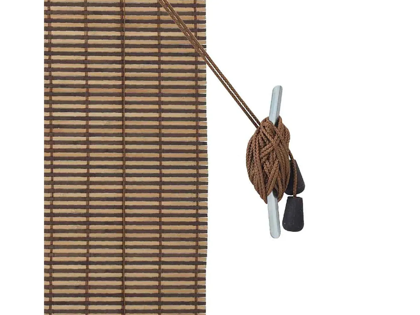 Clearance Persianas y opacas marrones 100 x 160 cm Bambú Marru00f3n
