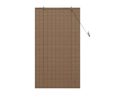 Clearance Persianas y opacas marrones 100 x 160 cm Bambú Marru00f3n
