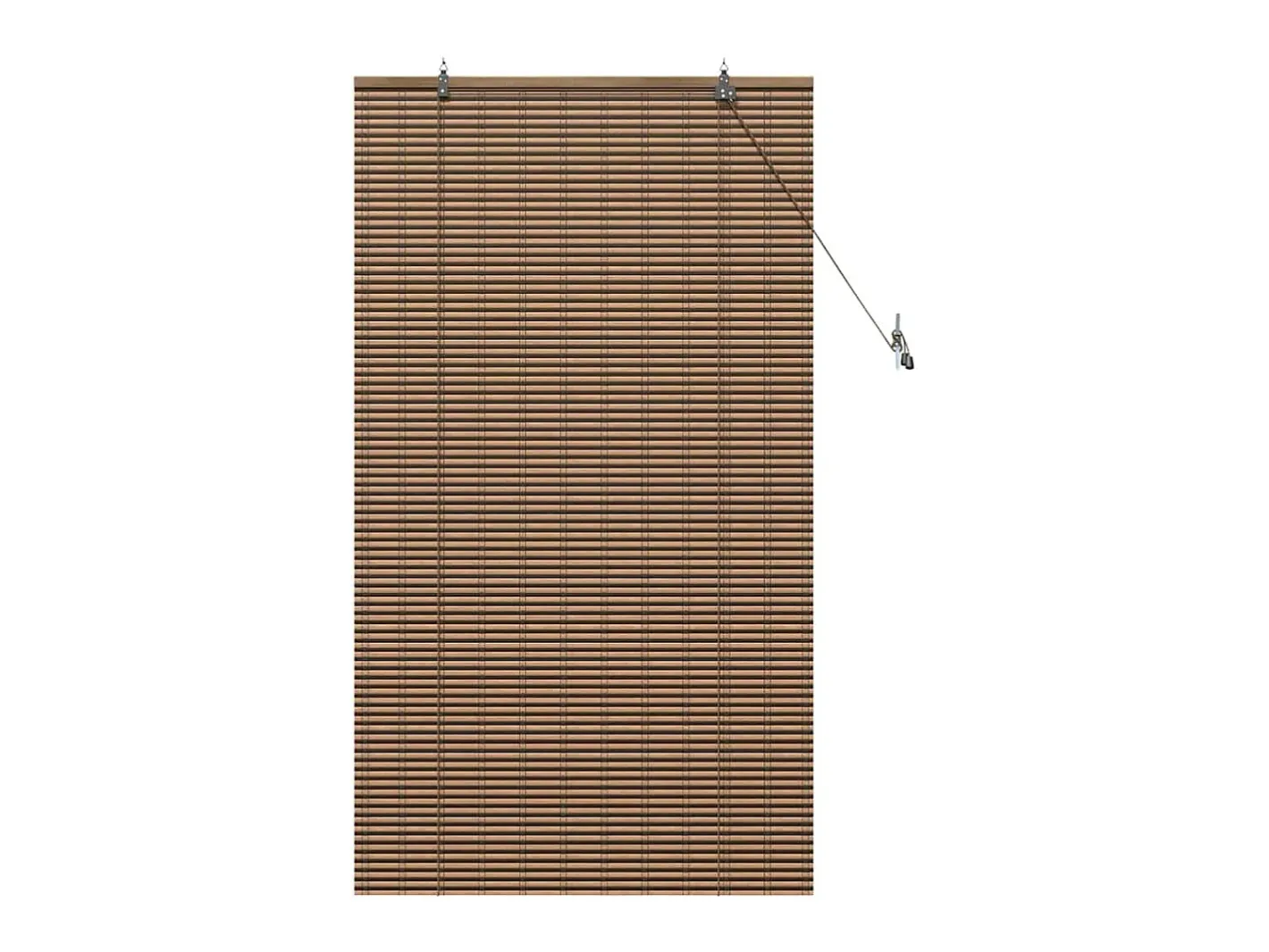 Clearance Persianas y opacas marrones 100 x 160 cm Bambú Marru00f3n