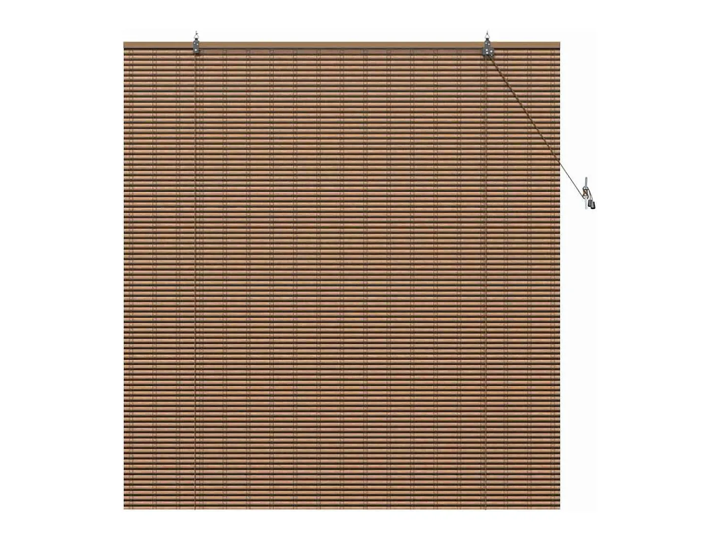 Persianas y opacas marrones 150 x 160 cm Bambú Marru00f3n Best
