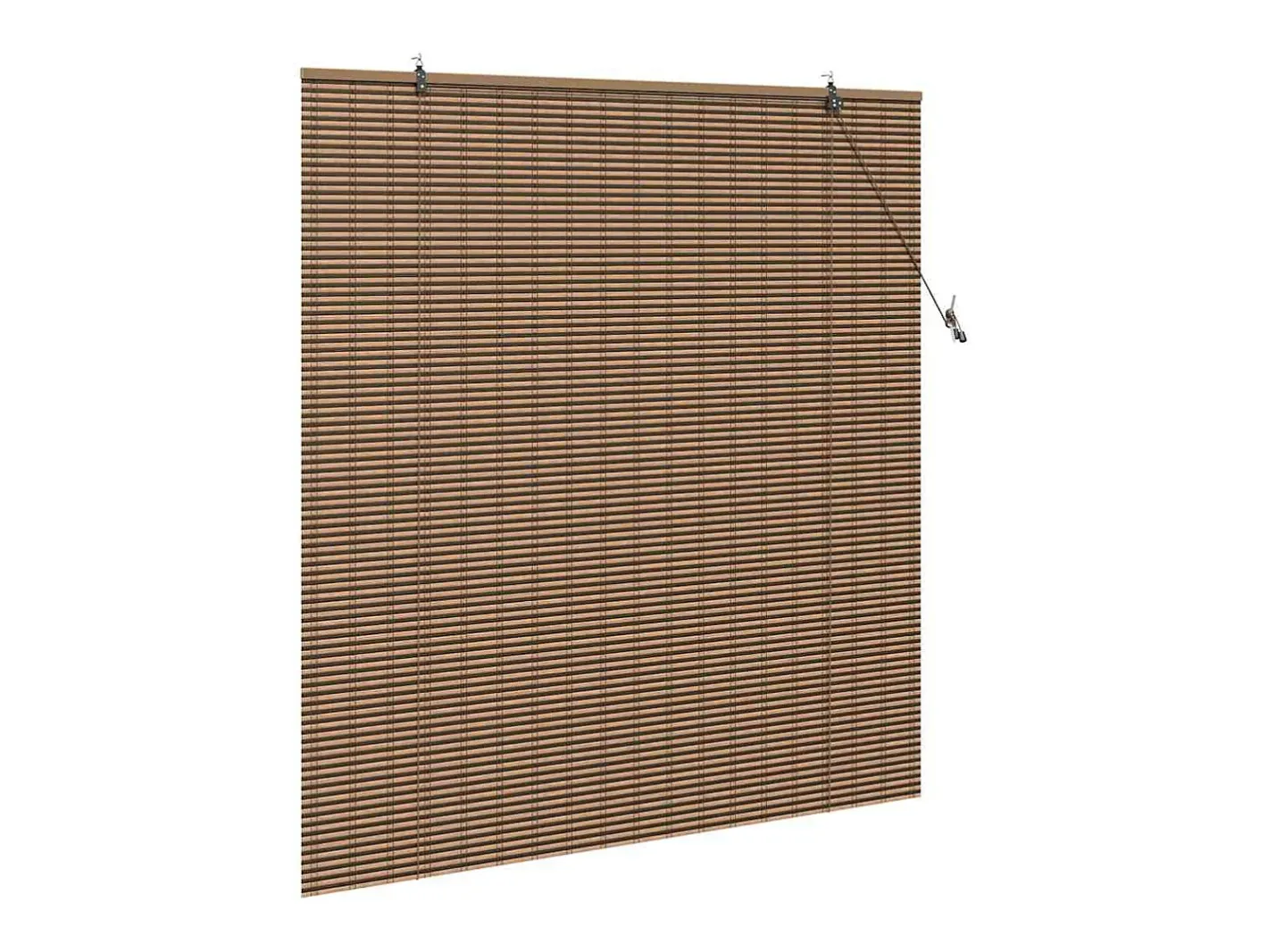 Persianas y opacas marrones 150 x 160 cm Bambú Marru00f3n Best