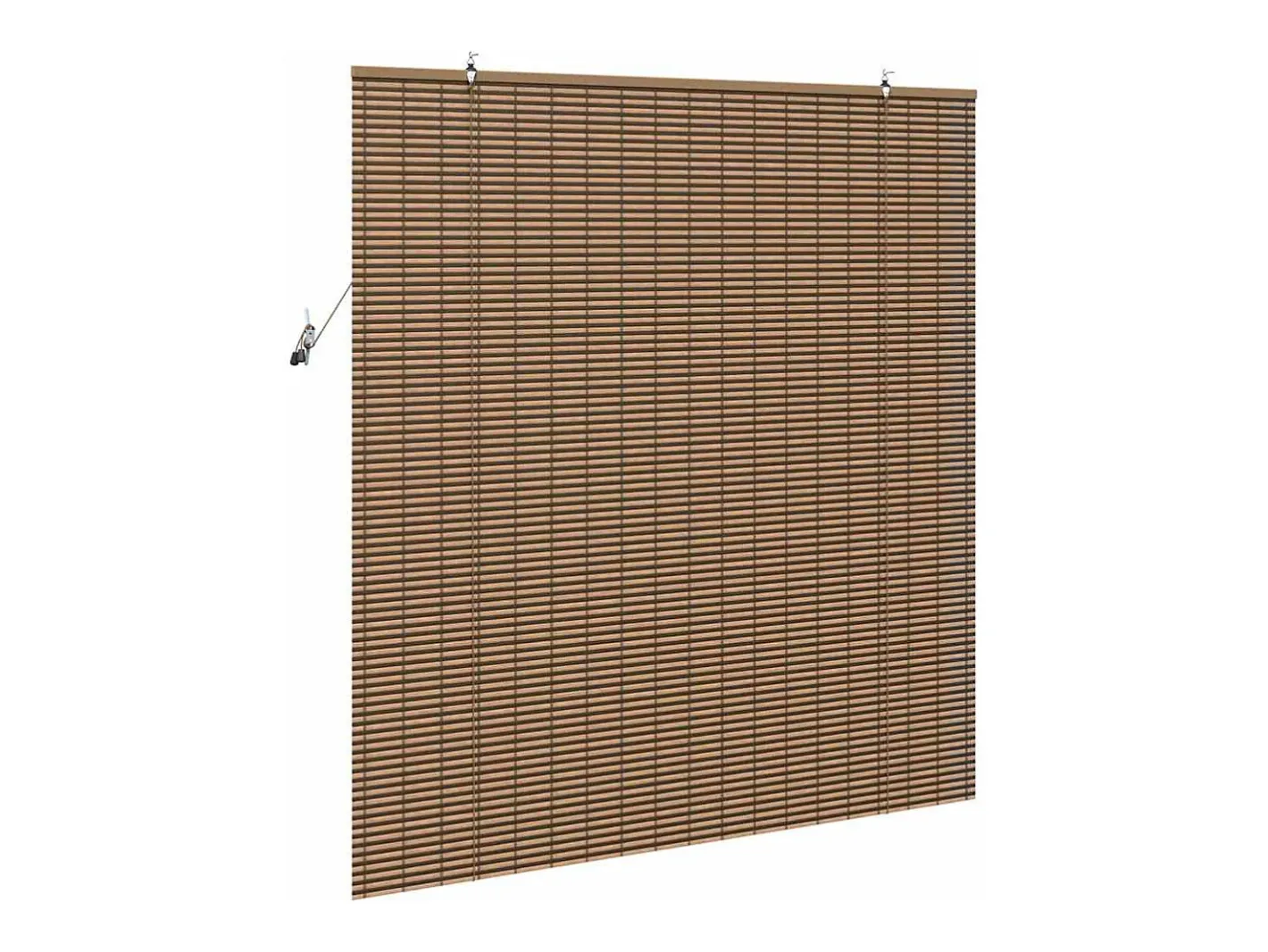 Persianas y opacas marrones 140 x 160 cm Bambú Marru00f3n Sale