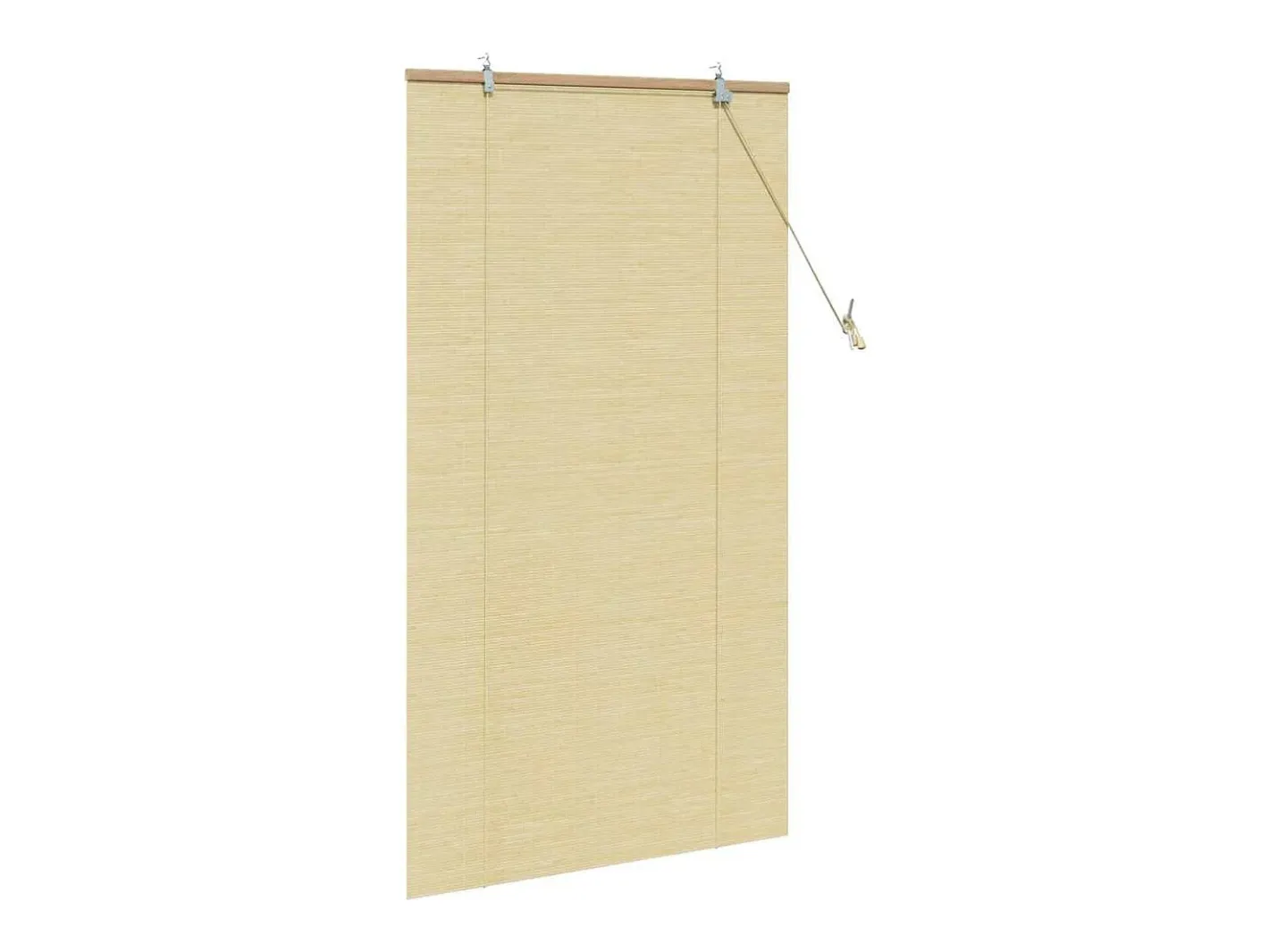New Persianas y opacas naturales 90 x 160 cm Bambú Marru00f3n
