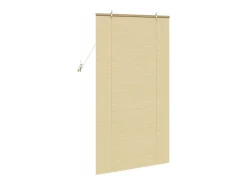 New Persianas y opacas naturales 90 x 160 cm Bambú Marru00f3n