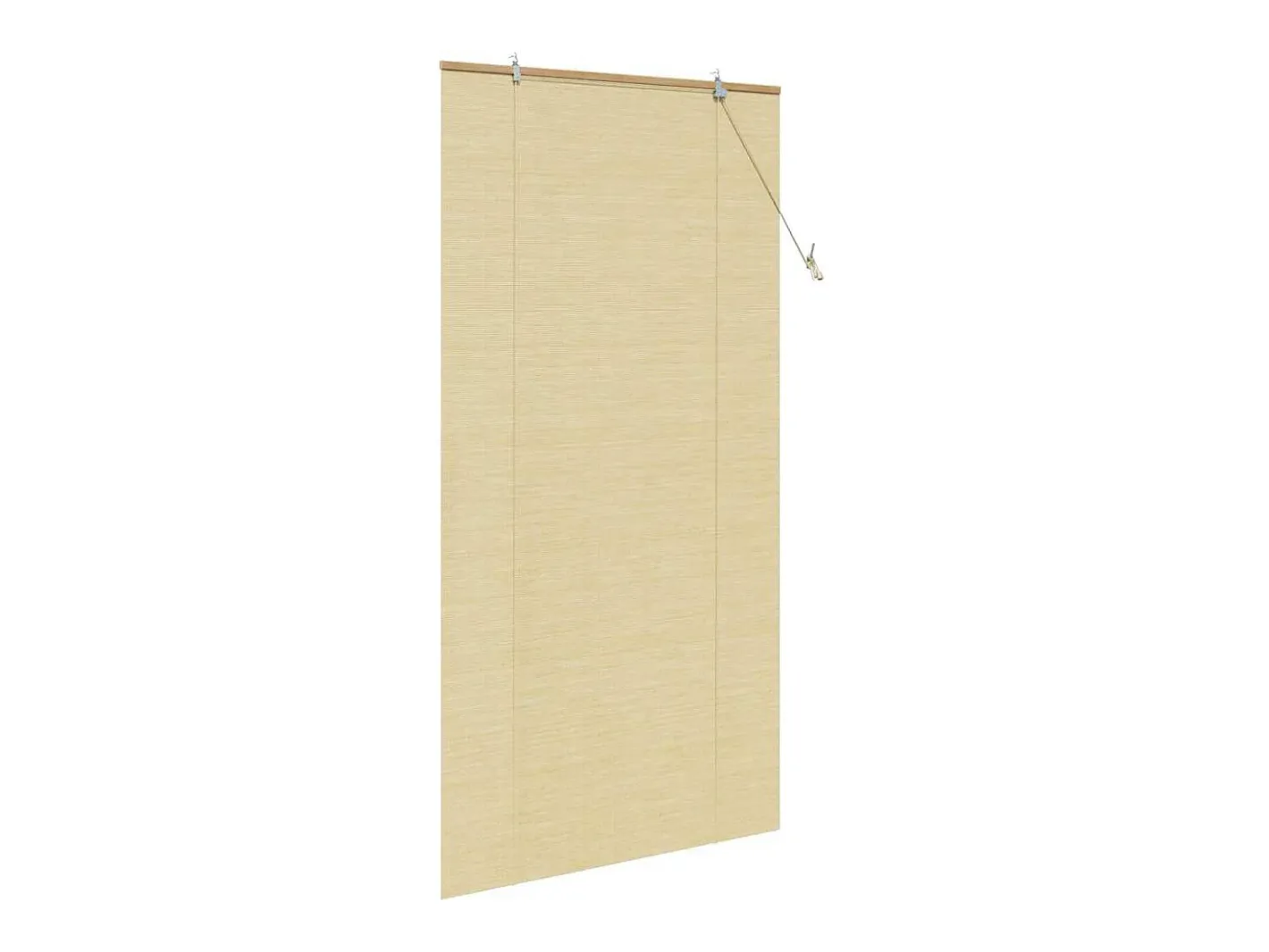 Ropa De Casa-Persianas y opacas naturales 100 x 220 cm Bambú Marru00f3n
