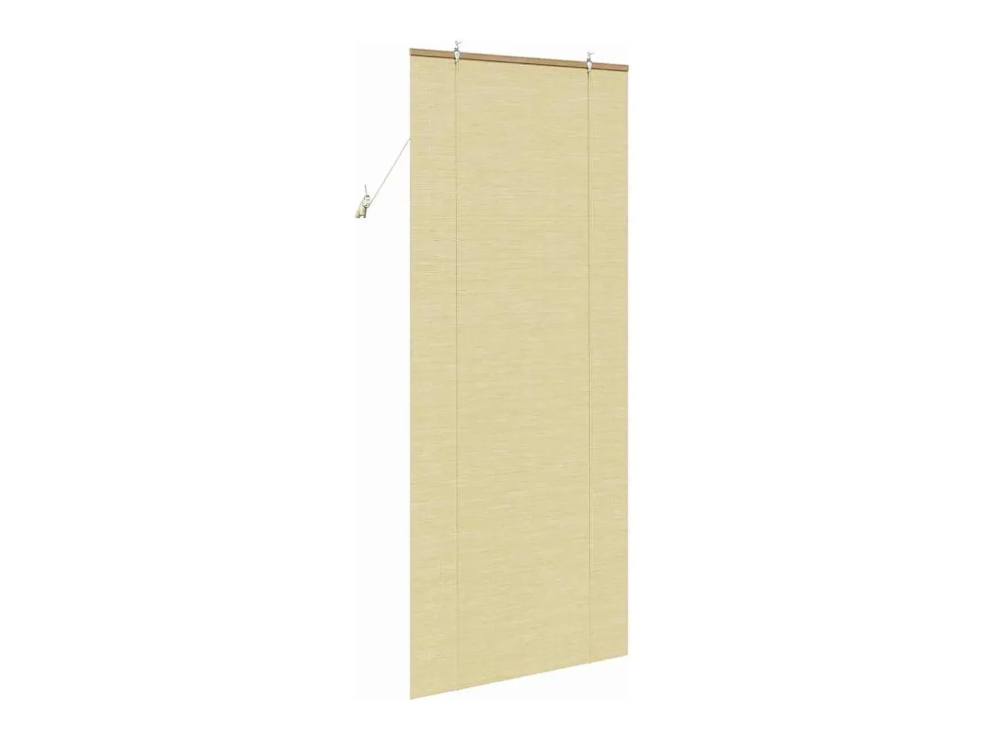 Ropa De Casa-Persianas y opacas naturales 80 x 220 cm Bambú Marru00f3n