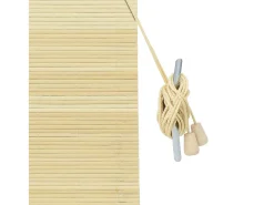 Ropa De Casa-Persianas y opacas naturales 80 x 220 cm Bambú Marru00f3n
