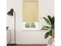 Ropa De Casa-Persianas y opacas naturales 80 x 220 cm Bambú Marru00f3n