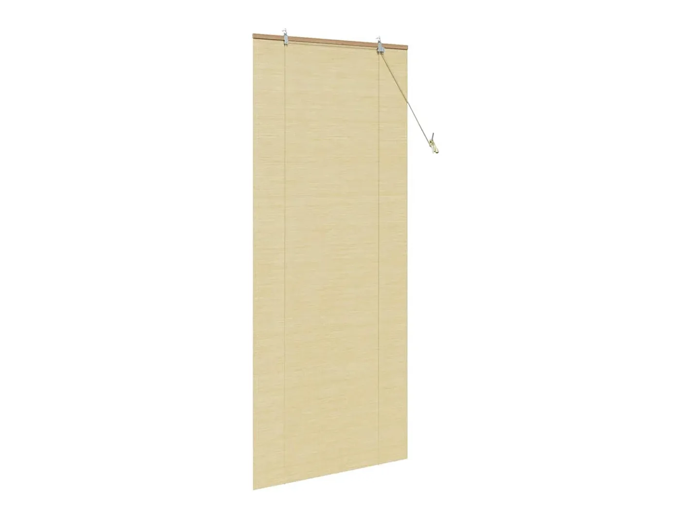 Ropa De Casa-Persianas y opacas naturales 80 x 220 cm Bambú Marru00f3n