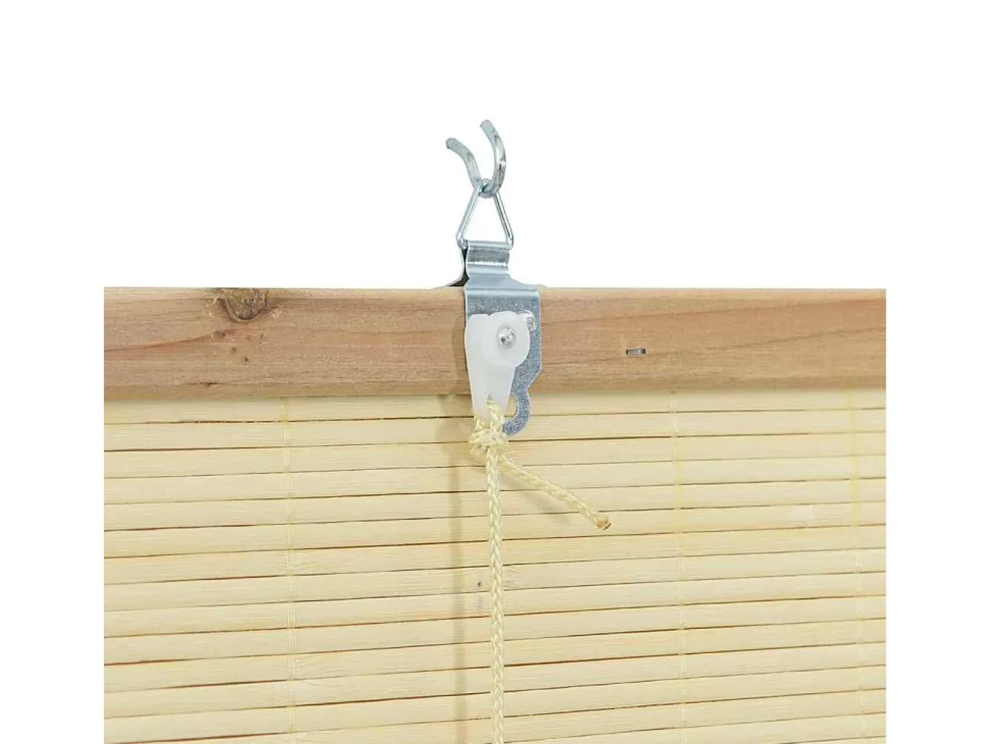Ropa De Casa-Persianas y opacas naturales 100 x 160 cm Bambú Marru00f3n