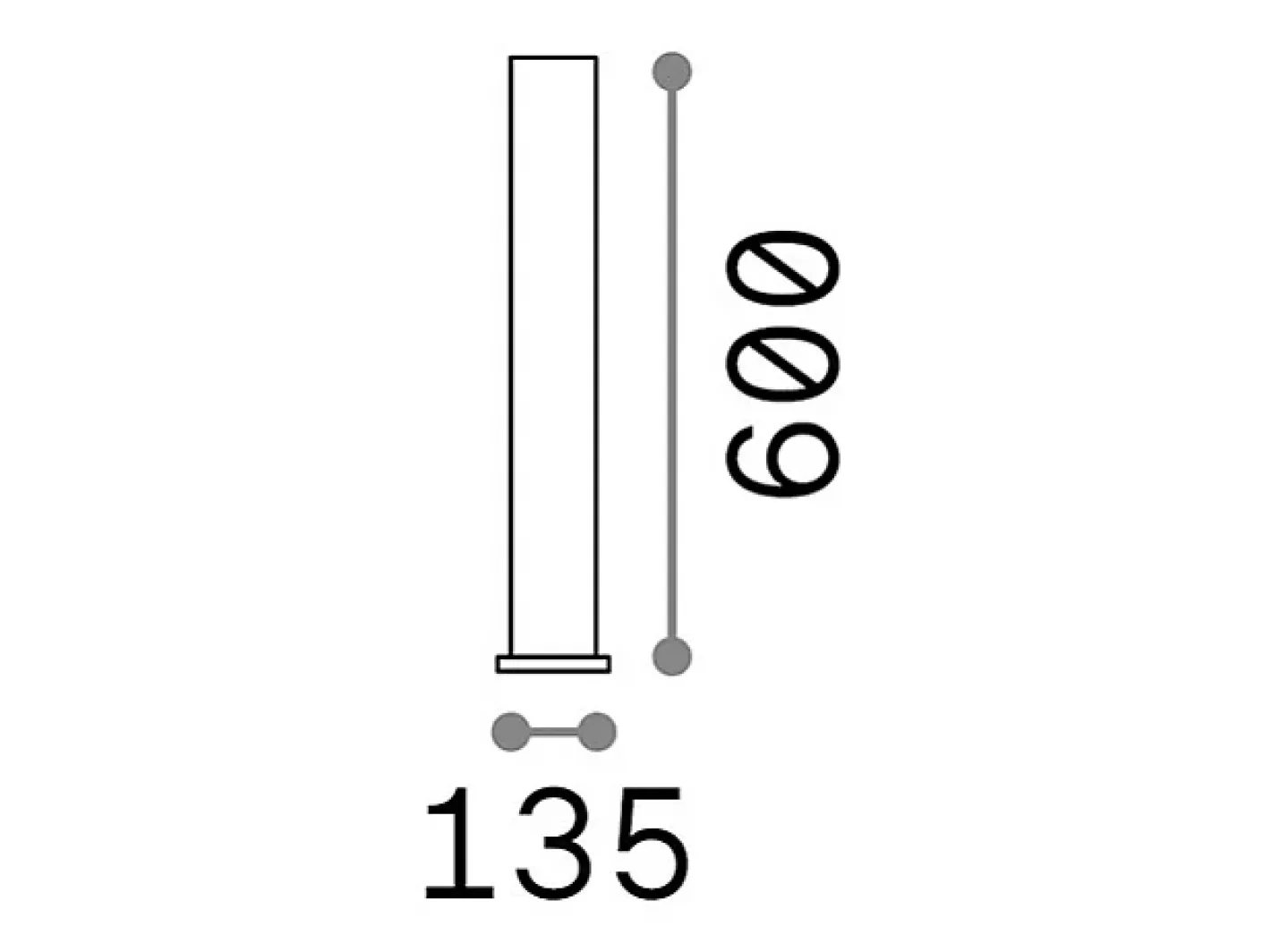 Ideal Lux Lámpara De Pie-Piantana Moderna Clio Alluminio Antracite 1 Luce E27 Blanco