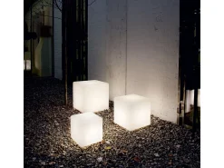 New Ideal Lux Piantana Moderna Luna Alluminio Bianco 1 Luce E27 D50Cm Blanco