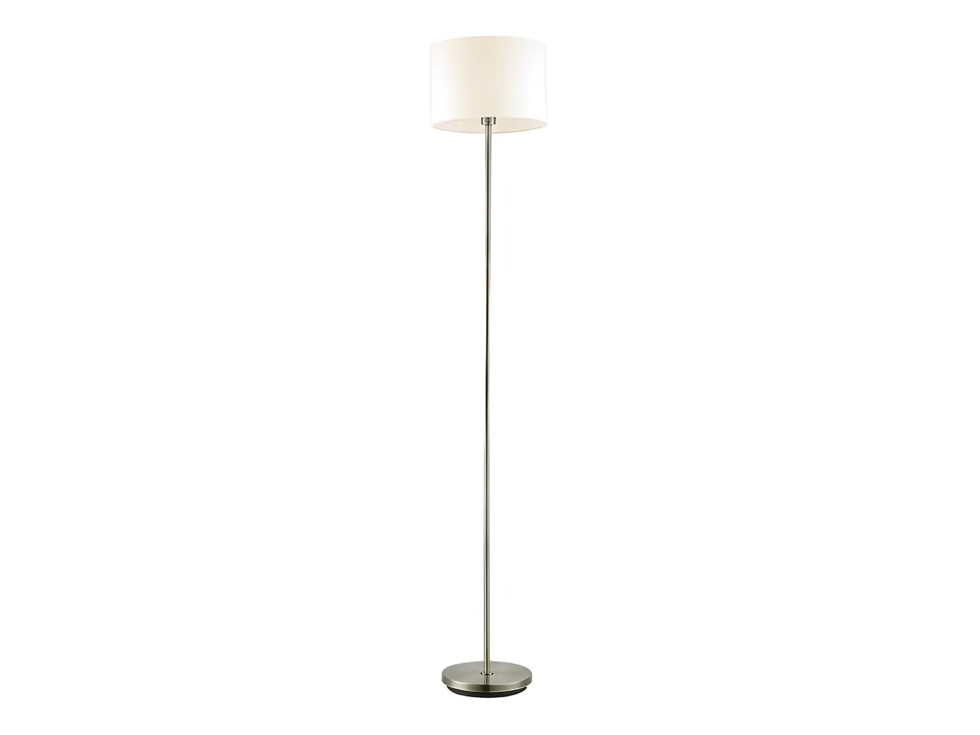 AKUNADECOR Lámpara De Pie-Pie De Salon Con Pantalla Modelo Aldebaran Cuero Satinado 170 Cm Dorado