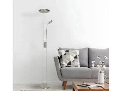 Sale AKUNADECOR Pie De Salon Cuero Modelo Antares Con Punto Lector Reg.intensidad Y Memoria Dorado