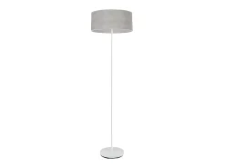 AKUNADECOR Lámpara De Pie-Pie Salon De Metal Modelo Jerte Pantalla Cemento Gris Blanco
