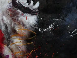 MCW Cuadro-Pintura al óleo León -H25, 100x150cm Multicolor