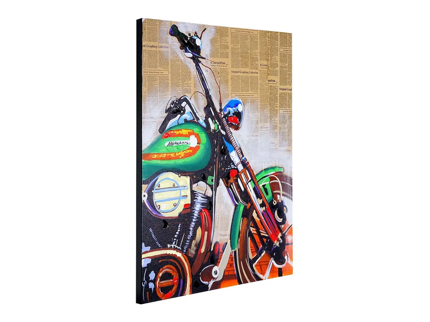 MCW Pintura al óleo moto pintada a mano Multicolor Outlet