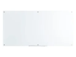 Póster-Pizarra Magnética de Cristal SucceBuy, 182,9x91,5 cm, Borrado en Seco Sin Marco Blanco