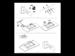 Pla XL Corten - Aplique de pared LED de 35 W con interruptor CCT 2700K/3200K/4000K en aluminio, luz de pared ascendente - Beneito & Faure Marru00f3n