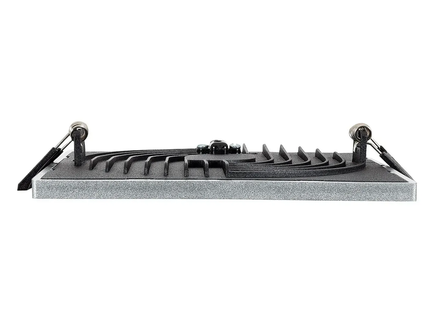Ledkia Lámpara Suspendida-Placa LED 16W Cuadrada High Lumen Corte Ø135 mm Silver 4000K Neutro Blanco