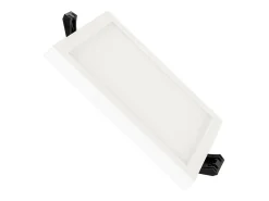 Ledkia Lámpara Suspendida-Placa LED 8W Cuadrada High Lumen Corte Ø 75 mm 4000K Neutro Blanco