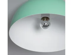 Ledkia Plafón Circular Aluminio Ø305 mm Bosco Silver Verde Celadón Multicolor