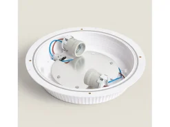 Ledkia Plafón Circular para Exterior Ø300 mm IP65 Curio Blanco Blanco Multicolor Online
