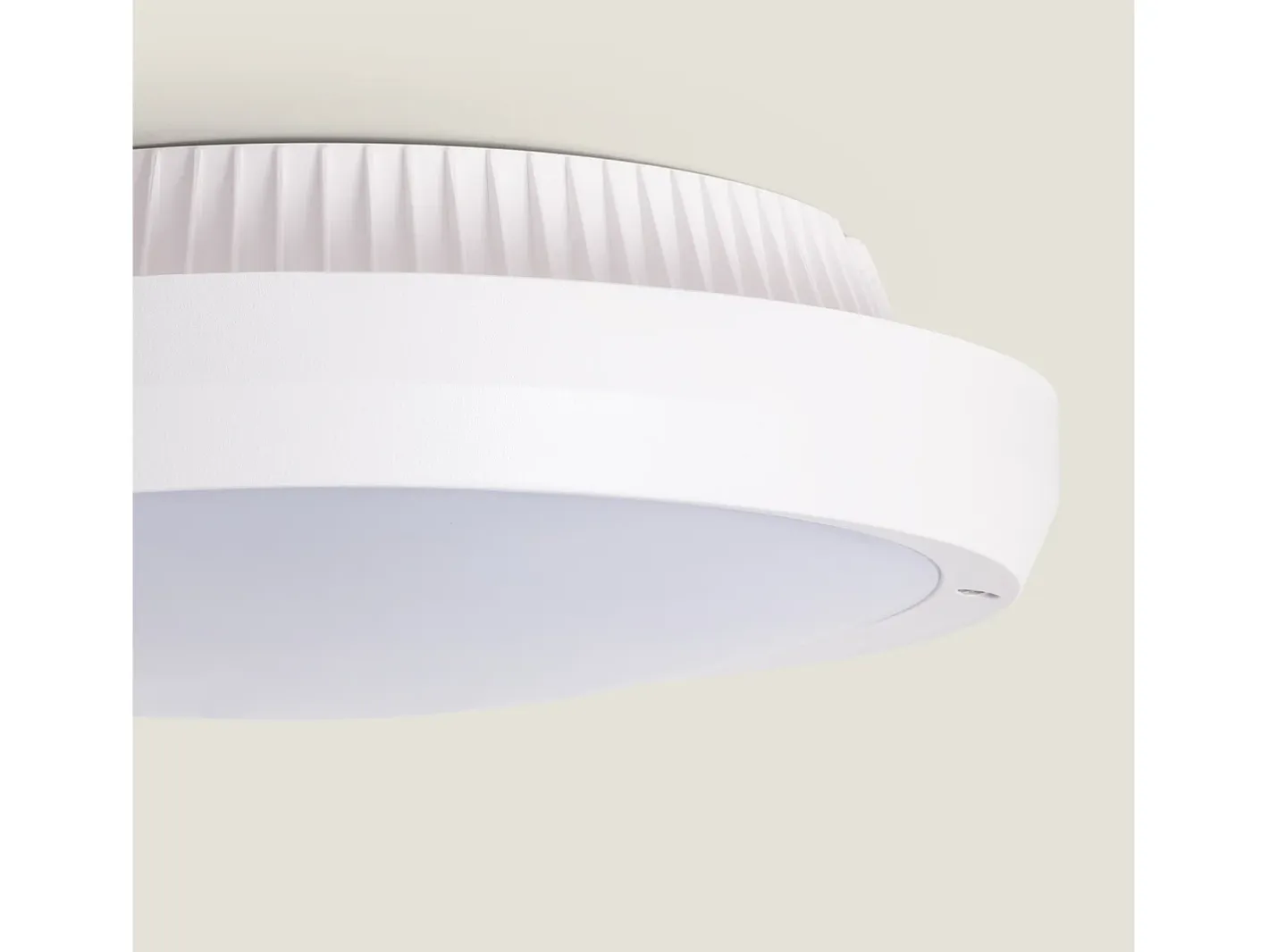 Ledkia Plafón Circular para Exterior Ø300 mm IP65 Curio Blanco Blanco Multicolor Online