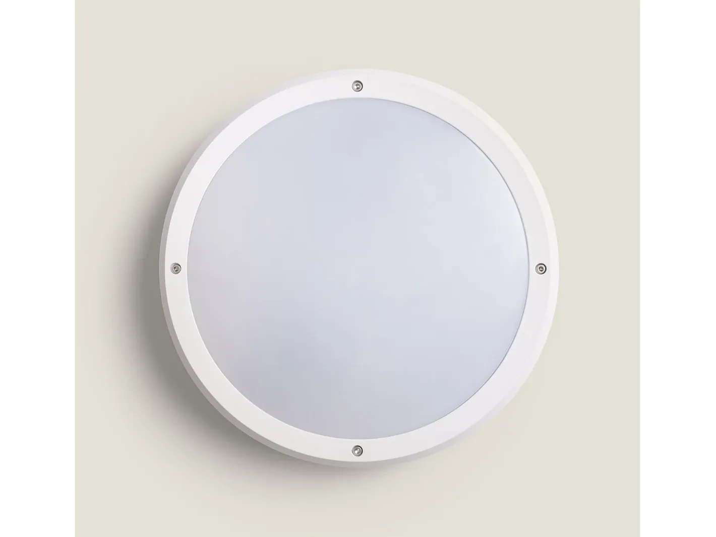 Ledkia Plafón Circular para Exterior Ø300 mm IP65 Curio Blanco Blanco Multicolor Online