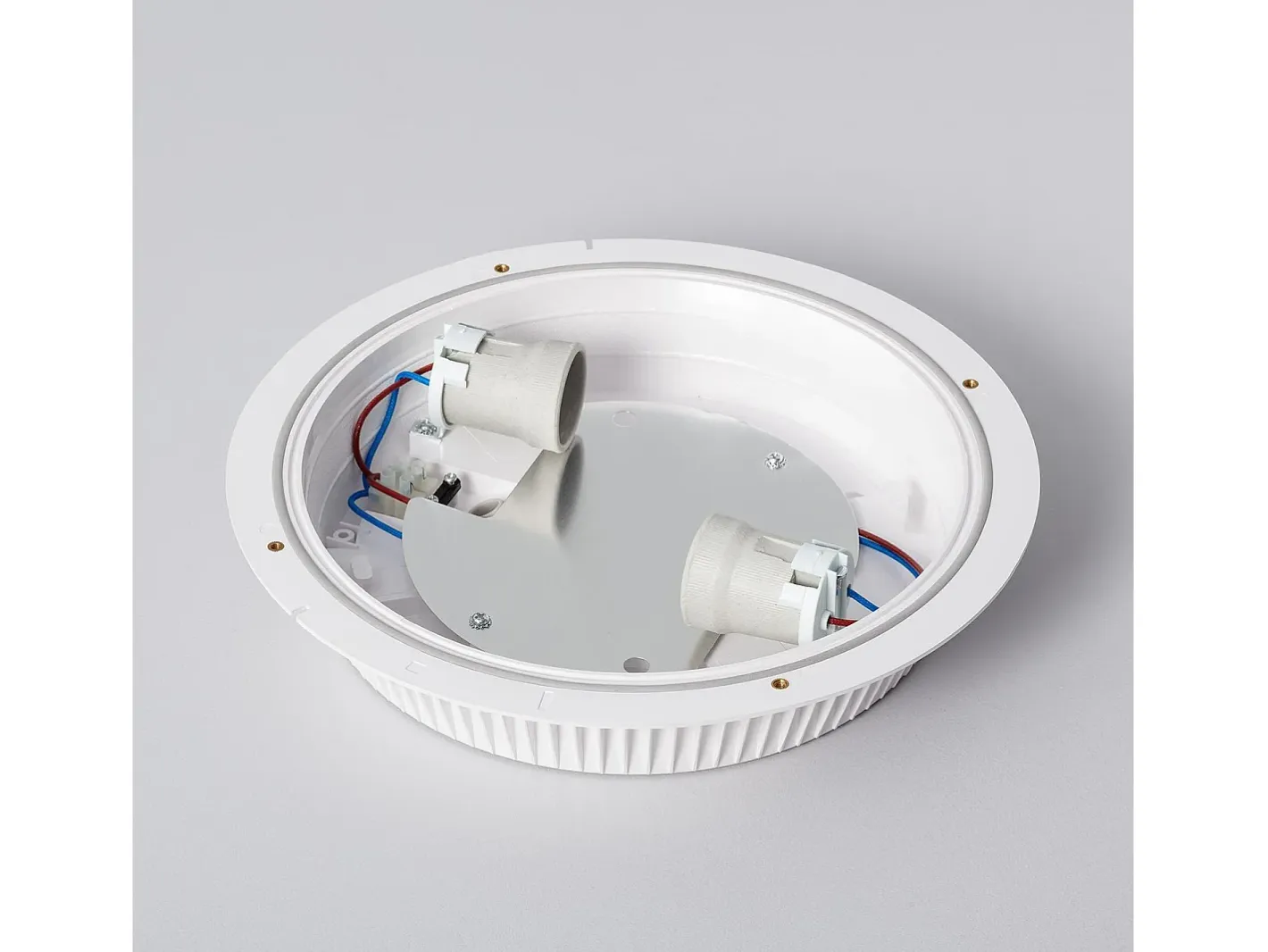 Ledkia Plafón Circular para Exterior Ø300 mm IP65 Curio Blanco Blanco Multicolor Online