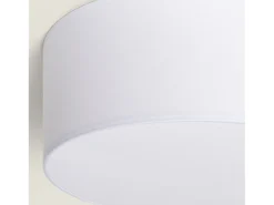 Online Ledkia Plafón Circular Tela Ø450 mm Korsade Blanco Multicolor