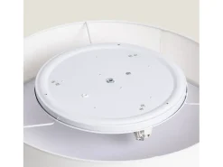 Ledkia Plafón-Plafón Circular Tela Ø500 mm Ranj Blanco Multicolor
